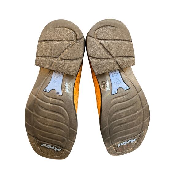 Ariat Fat Baby Ostrich Boot Tan Blue Women's Size 6.5 - Picture 5 of 6